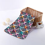Colorful Damask Pattern Print Towel
