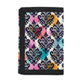 Colorful Damask Pattern Print Trifold Wallet