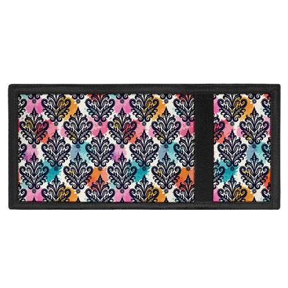 Colorful Damask Pattern Print Trifold Wallet