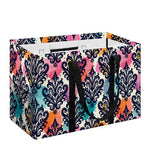 Colorful Damask Pattern Print Utility Tote Bag