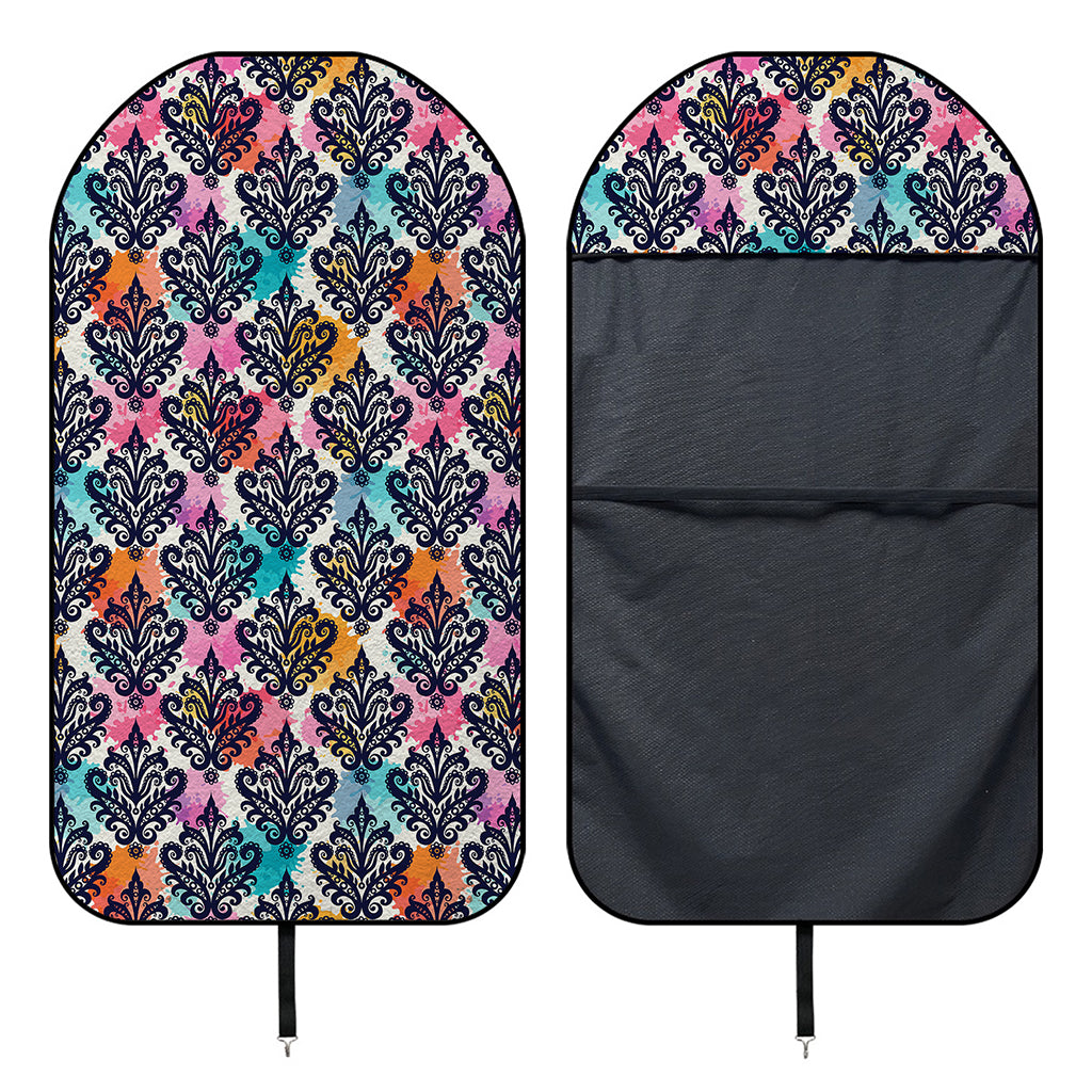 Colorful Damask Pattern Print Waterproof Car Seat Cover