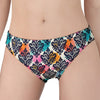 Colorful Damask Pattern Print Women's Panties