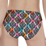 Colorful Damask Pattern Print Women's Panties