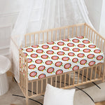 Colorful Darts And Dartboard Print Baby Crib Sheet