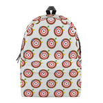 Colorful Darts And Dartboard Print Backpack