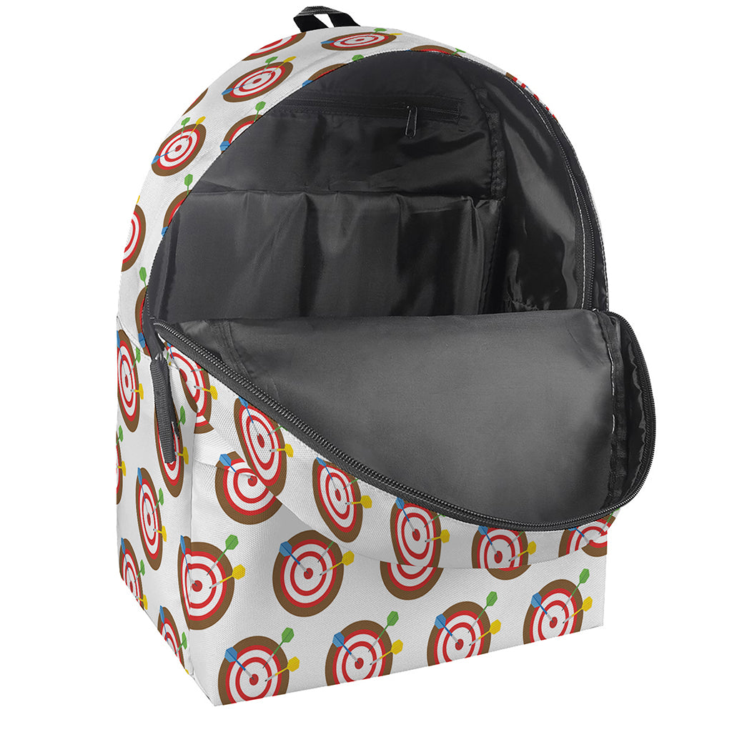Colorful Darts And Dartboard Print Backpack