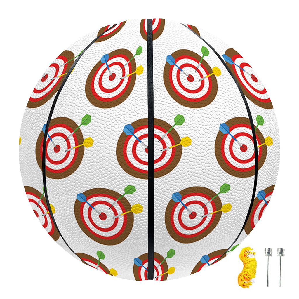 Colorful Darts And Dartboard Print Basketball