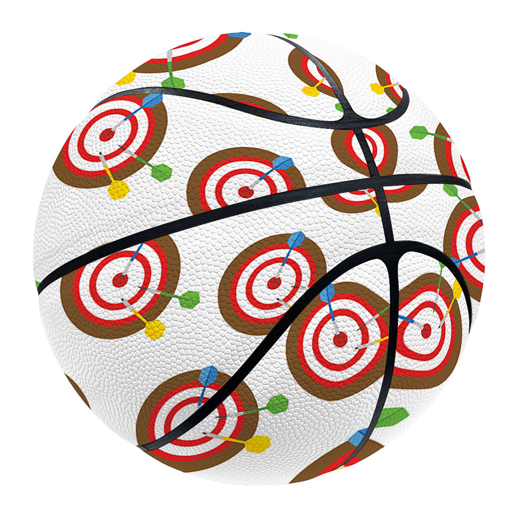 Colorful Darts And Dartboard Print Basketball