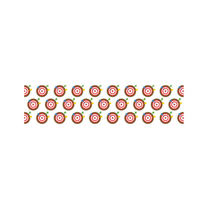 Colorful Darts And Dartboard Print Bed Runner