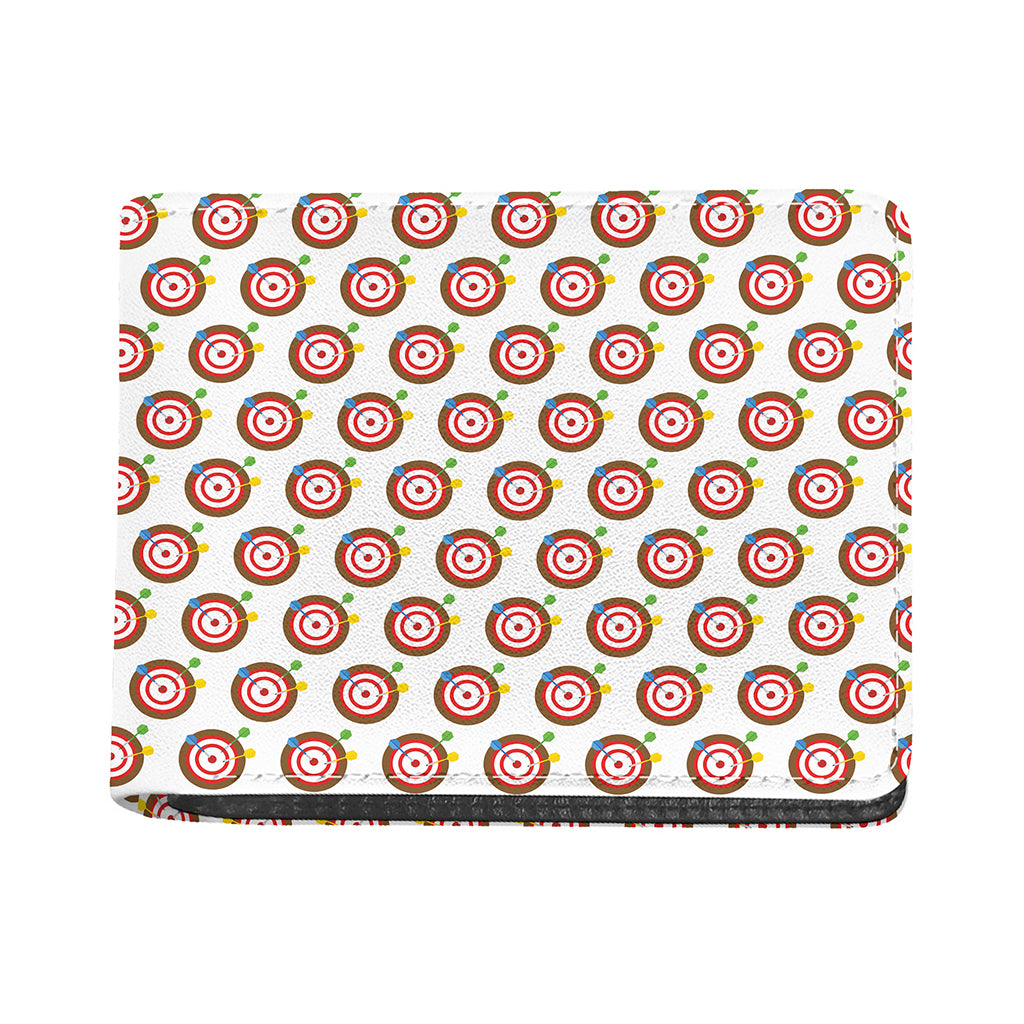 Colorful Darts And Dartboard Print Bifold Wallet