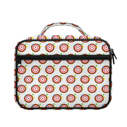 Colorful Darts And Dartboard Print Briefcase Bible Bag