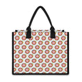 Colorful Darts And Dartboard Print Canvas Tote Bag