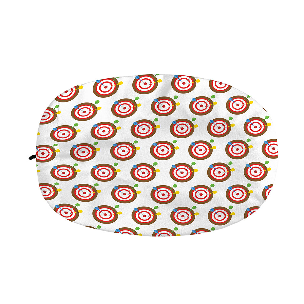 Colorful Darts And Dartboard Print Car Side Mirror Covers