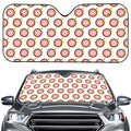 Colorful Darts And Dartboard Print Car Windshield Sun Shade