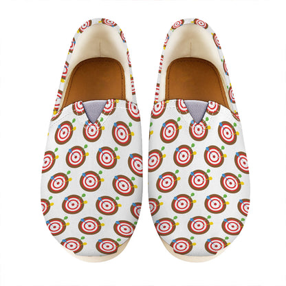 Colorful Darts And Dartboard Print Casual Shoes