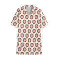 Colorful Darts And Dartboard Print Cotton Hawaiian Shirt