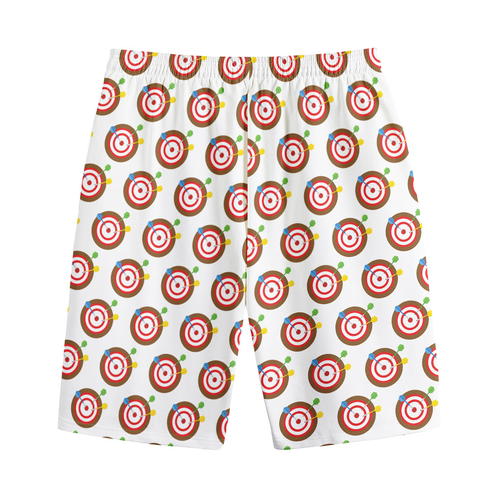 Colorful Darts And Dartboard Print Cotton Shorts