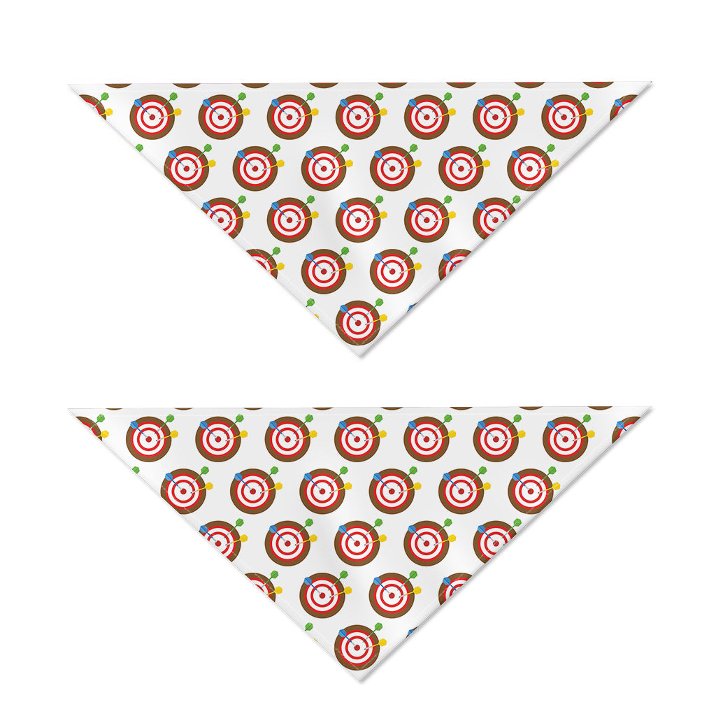 Colorful Darts And Dartboard Print Dog Bandana
