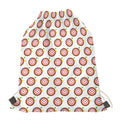 Colorful Darts And Dartboard Print Drawstring Bag