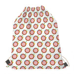 Colorful Darts And Dartboard Print Drawstring Bag