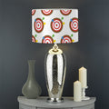 Colorful Darts And Dartboard Print Drum Lamp Shade