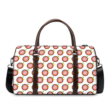 Colorful Darts And Dartboard Print Duffle Bag