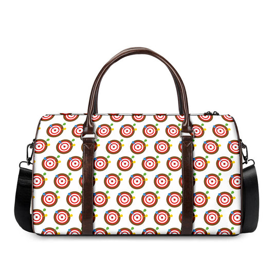 Colorful Darts And Dartboard Print Duffle Bag