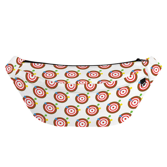 Colorful Darts And Dartboard Print Fanny Pack