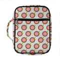 Colorful Darts And Dartboard Print Front Pocket Bible Bag