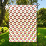 Colorful Darts And Dartboard Print Garden Flag