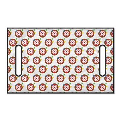 Colorful Darts And Dartboard Print Golf Cart Seat Cover