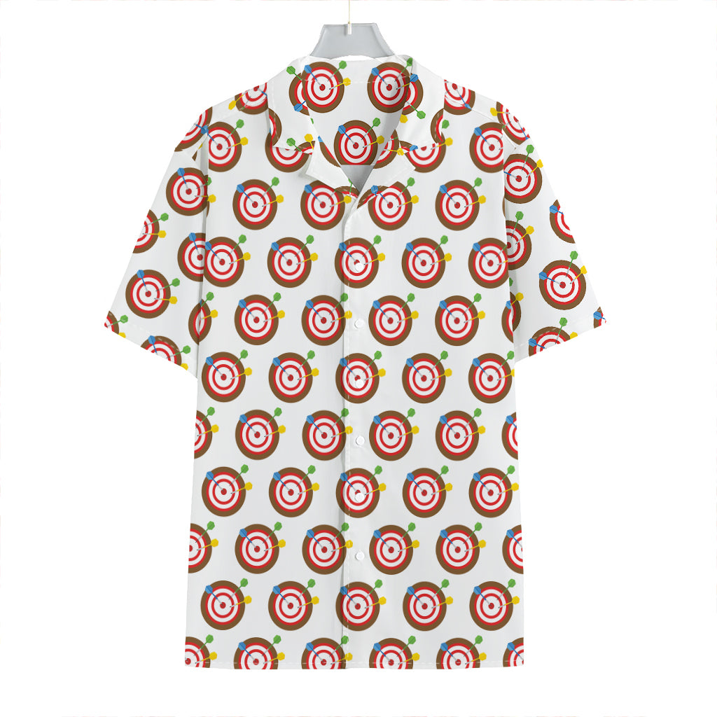Colorful Darts And Dartboard Print Hawaiian Shirt