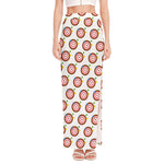 Colorful Darts And Dartboard Print High Slit Maxi Skirt