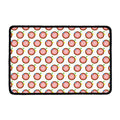 Colorful Darts And Dartboard Print Kitchen Mat