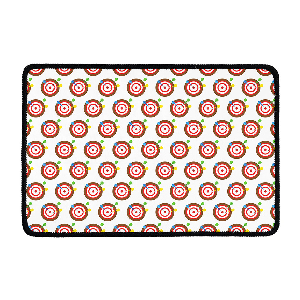 Colorful Darts And Dartboard Print Kitchen Mat