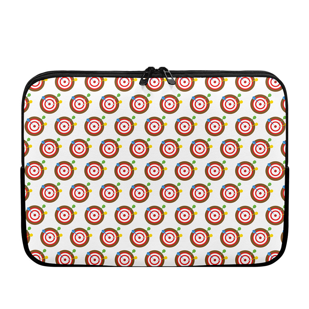 Colorful Darts And Dartboard Print Laptop Sleeve
