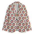 Colorful Darts And Dartboard Print Men's Blazer