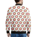 Colorful Darts And Dartboard Print Men's Bomber Jacket