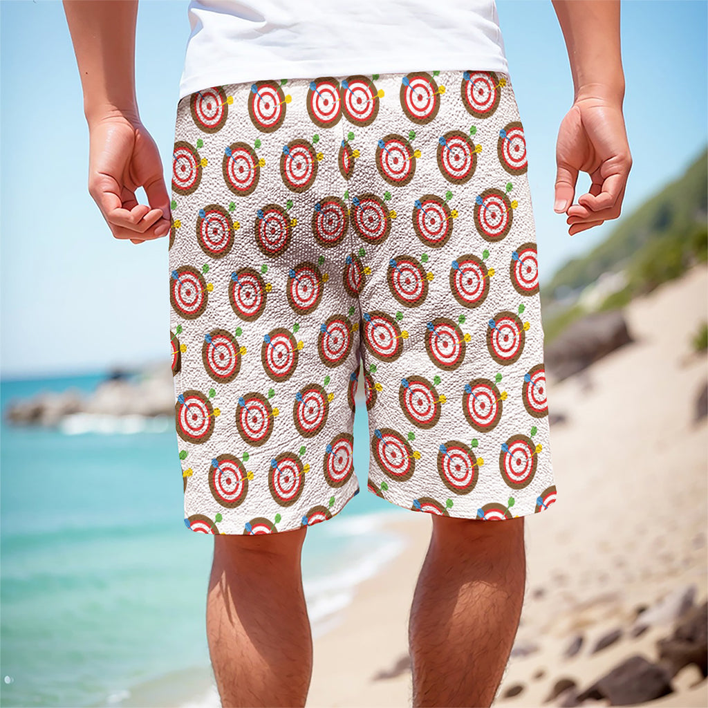 Colorful Darts And Dartboard Print Men's Cargo Shorts