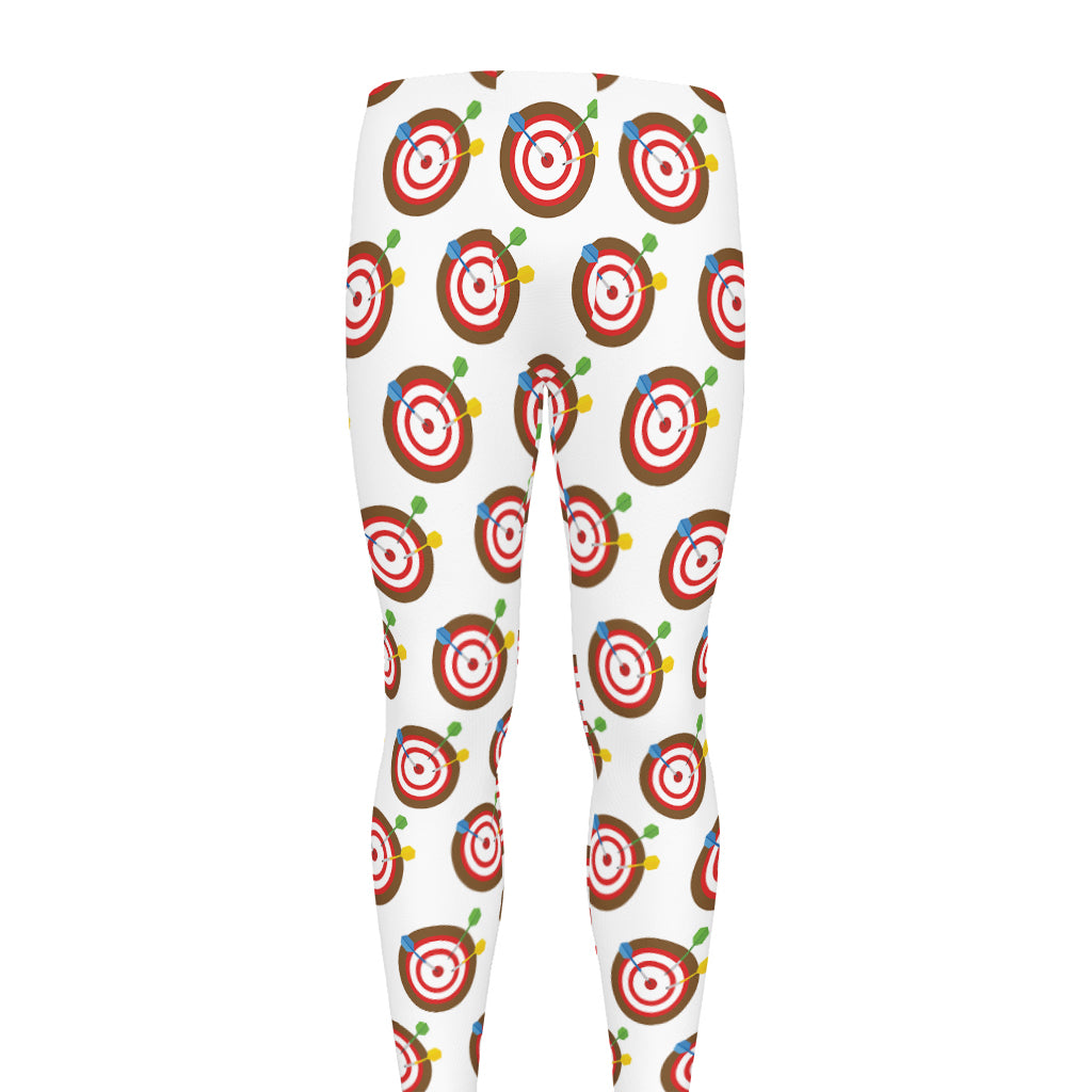 Colorful Darts And Dartboard Print Men's leggings