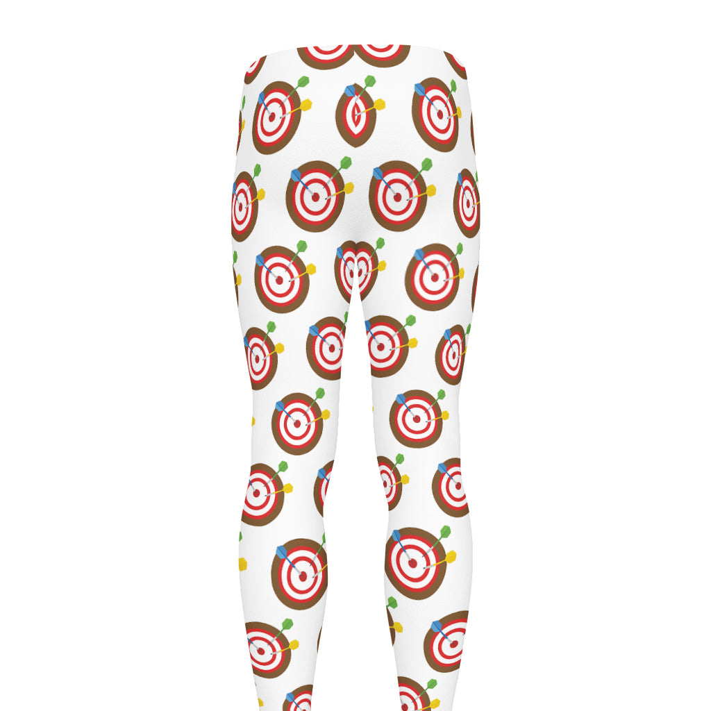 Colorful Darts And Dartboard Print Men's leggings