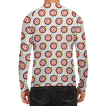 Colorful Darts And Dartboard Print Men's Long Sleeve Rash Guard