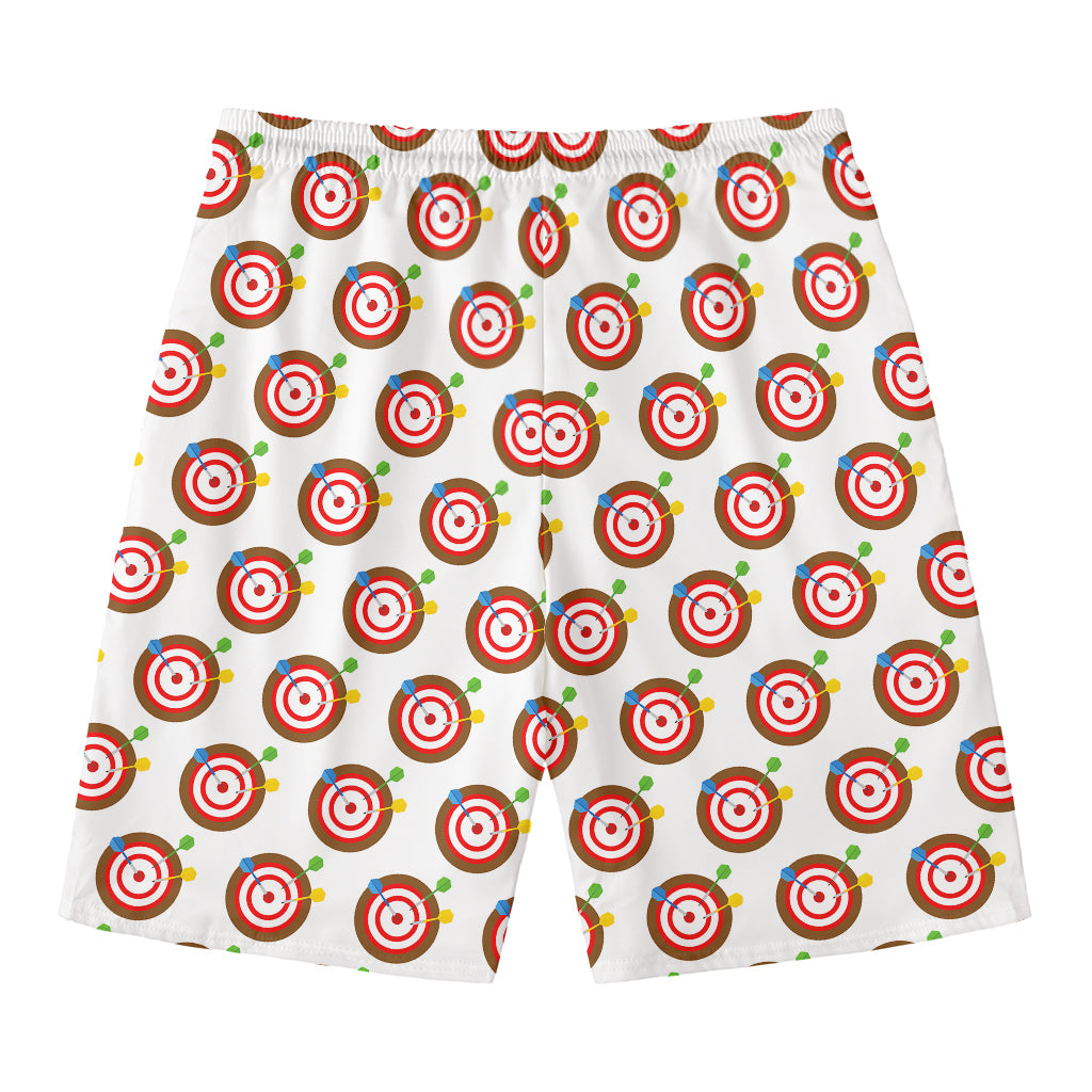 Colorful Darts And Dartboard Print Men's Swim Trunks
