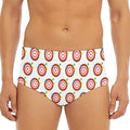 Colorful Darts And Dartboard Print Men's Triangle Swim Briefs