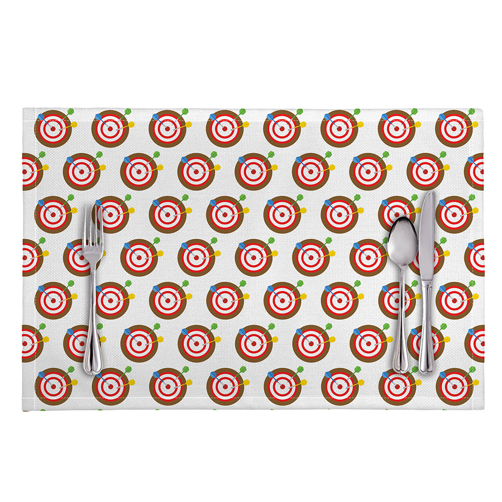 Colorful Darts And Dartboard Print Placemat