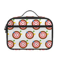 Colorful Darts And Dartboard Print Portable Lunch Bag
