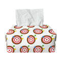 Colorful Darts And Dartboard Print Rectangle Tissue Box Cover