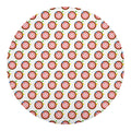 Colorful Darts And Dartboard Print Round Blanket