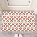 Colorful Darts And Dartboard Print Rubber Doormat