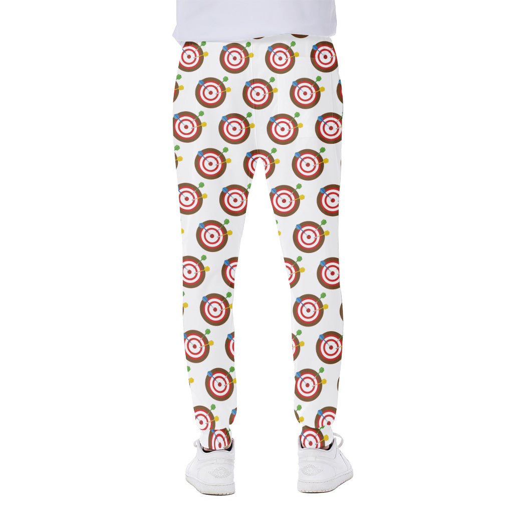 Colorful Darts And Dartboard Print Scuba Joggers